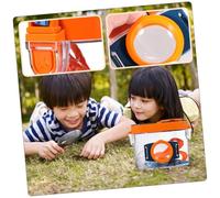 ibasenice 2pcs Outdoor Explore Insect Observation Boxes with Dual Magnifier Lens for Biology Teaching and Nature Study Portable Bug Collector Containers for School Experiments and Camping