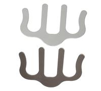 ibasenice 2pcs Page Holder Piano Score Clip Metal Music Note Clamp Black and White Colors Suitable for Sheets and Books Random Color