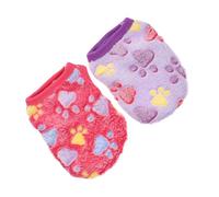 ibasenice 2Pcs Pet Apparel Bunny Vests Cosplay Costume for Dogs Breathable and Comfortable Rabbit Clothes Adorable and Prints for Chihuahuas and Cats