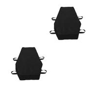 ibasenice 2pcs PET Burial Bag for Dogs and Cats, Coffin Shaped Black | Non Woven Fabric, Unique Sealing Technology, Safe Transport for 2-9kg Pets, Burial and Cremation Use