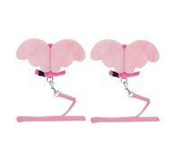 ibasenice 2pcs Pet Chest Strap Cat Vest Harness Angel Shape Design for Cats Breathable and Lightweight Durable Pet Supplies for Fashionable Feline Friends Pink