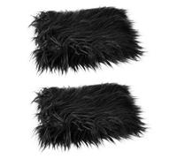 ibasenice 2pcs Photography Mat Newborn Photography Blanket Fur Quilt Swaddle Wrap for Newborn Born Boy Accessories