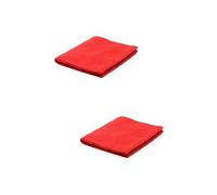 ibasenice 2pcs Piano Keyboard Wool Cover Dirt Accessory for against Dust and Scratches Elegant Red Design for Home Use and Piano Care