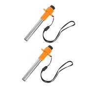 ibasenice 2pcs Piezo Spark Igniter Metal Threaded Ceramic Push Button Fire Pit Weatherproof Outdoor Camp Stove Ignition Replacement for Grill Oven Heater