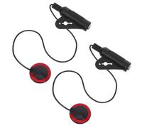 ibasenice 2pcs Piezoelectric Contact Microphone Pickups for Guitar Violin Banjo Ukulele Mandolin High Sensitivity Vibration Detection Self-adhesive Instrument Transducers for Precise Sound