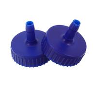 ibasenice 2pcs Plastic Calf Bottle Front Cap Replacement for Sheep and Lamb, Leak-proof and Wear Resistant Milk Bottle Cover for Dairy Farm Use