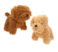 ibasenice 2Pcs Plush Dog Stuffed Animal Pendant for Boys Soft Hanging Bag Charm with Fluffy Puppy Design Cute Keychain Accessory for Backpacks and Handbags Gift for Birthdays and Holidays