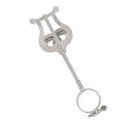 ibasenice 2pcs Portable Clarinet Music Score Clip Music Holder for Wind Instruments Lightweight Silver Design for Outdoor and Orchestral Practice