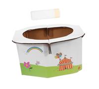 ibasenice 2pcs Portable Foldable Paper Potty Seat for Boys and Girls Travel Foldable Toilet for Boy Girl Travel Closestool for Toilet Training The Go