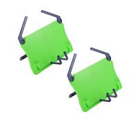 ibasenice 2pcs Portable Folding Music Stands Abs Material, Practical Desktop Reading Stands for Home Use, Lightweight and Sturdy Tablet Holders Simple Design