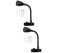 ibasenice 2pcs Portable Reading Lamp Yacht Rv Boat Led Spotlight Camping Light Outdoor Camping Lights