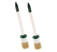 ibasenice 2pcs Portable Tire Brush with Handle for Tire Dressing and Maintenance for Cars Motorcycles and Bicycles Easy to Clean Durable Bristles Complete Coverage