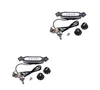 ibasenice 2pcs Pre Electric Soundhole Pickup for Guitar Volume Tone Control Knob Magnetic Pickup for Cigar Box Guitar String