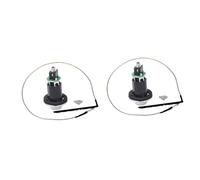 ibasenice 2pcs Professional Acoustic Guitar Pickup for Volume and Sound Control Compact Under-saddle Pickup for Ukulele and Classic Guitar Easy Installation Design