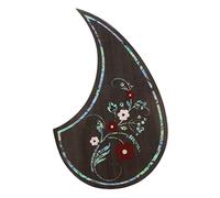 ibasenice 2pcs Professional Guitar Pickguard Self-adhesive Sticker Protective Plate against Scratching for Guitar Accessories Random Color