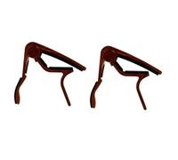 ibasenice 2pcs Professional Guitar Tuner Capo Aluminium Alloy Clip for Acoustic Ukulele