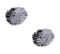 ibasenice 2pcs Professional Microphone Windscreen Cover Windproof Blowout Muff for Mic Protective Accessory for Recording