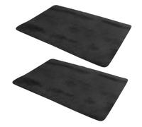ibasenice 2pcs Professional Poker Card Mat Non Reflective Close Up Mat with Soft Comfortable Texture and Non Slip Backing for Magicians Playing Cards and Coins