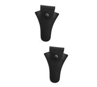 ibasenice 2pcs Protective Horn Supply Pouch for Musical Instruments Black Bag Buckle for Safeguarding Mouthpieces and Accessories Easy to Carry and Attach