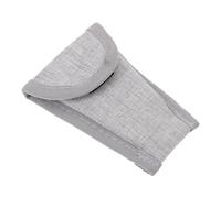 ibasenice 2pcs Protective Storage Pouch for Saxophone Musical Instrument Supplies Bag Tender Parts Storage Bag Grey Simple Flute Head