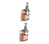 ibasenice 2pcs Push Pull Guitar Potentiometer Tone Knob Ohm for Audio Potentiometers