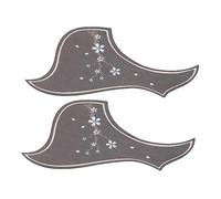 ibasenice 2pcs Pvc Guitar Pickguard Scratch Plate for Acoustic Classical Guitar Protective Sticker Creative Design for Enhanced Aesthetics and Easy Installation