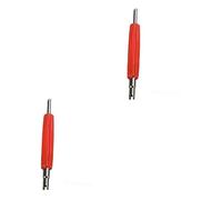 ibasenice 2pcs Red Truck Core Wrench Tyre Core Removal Tool for Car Air Conditioning Made of Material for Motor Bike and Car Repair Scenario