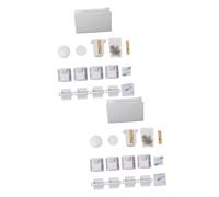 ibasenice 2pcs Refrigerator Locks White Magnetic Latches for Cabinet Safety Easy Installation Boy Girl for and Peace of Mind