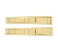 ibasenice 2pcs Removable Cello Fingerboard Position Markers Stickers for Beginners and Students, Pvc Material with Universal Fit, for Lessons and Rehearsals, Beige Colour