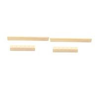 ibasenice 2pcs Replacement Bridge Saddle and Nut for Classical Guitar Bone Nut Saddle Easy to Cut Enhance Playability and Sound Random Style