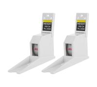 ibasenice 2pcs Retractable Wall-Mounted Height Measuring Tape 200cm Space-Saving Growth Tracker for Children Room
