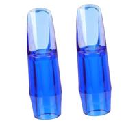 ibasenice 2pcs Saxophone Alto Replacement Mouthpiece Crystal Design Easy to Install Sax Accessories for Professional Sound and Long-term Use