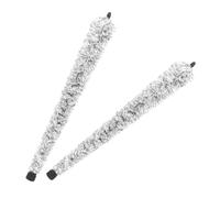 ibasenice 2pcs Saxophone Cleaning Brushes for Alto Sax, Cotton Inner Wall Cleaning Tool, Saxophone Care Kit for Musical Instrument Maintenance