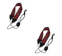 ibasenice 2pcs Saxophone Neck Strap Adjustable Hanging Band for Alto and Tenor Saxophones Unique Printed Design Comfortable Fit for Musicians and Students