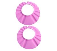 ibasenice 2pcs Shampoo Shield for Boys and Girls Boy Girl Cap No Rinse Swim Cap Adjustable Bath Shower Hat