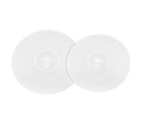 ibasenice 2pcs Silent Cymbals Low Volume Cymbal Pack Mute Alloy Drum for Drum Kit Practice