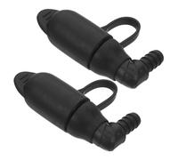 ibasenice 2pcs Silicone Hydration Bladder Mouthpiece Valve with Leakproof Cap Quick Connect Replacement Bite Valve for Cycling Water Bladder Packs and Compatible Hydration Pack Accessories