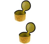 ibasenice 2pcs Singing Bowl Carry Case Bag Tibetan Meditation Holder for Buddhist