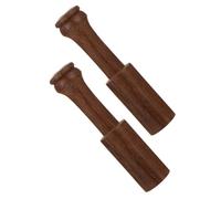 ibasenice 2pcs Singing Bowl Grinding Stick Sound Bowl Stick for Meditation Sound Healing Wooden Mallet for Tibetan