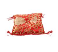 ibasenice 2pcs Singing Bowl Pad Meditation Cushion Temple Supplies Embroidery Patterns Cushion Buddhist Ritual Instrument Mat for Yoga Singing Bowl Random Color