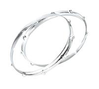ibasenice 2Pcs Snare Drum Side Hoops Drum Circles for Easy Installation Durable Accessories for Drummers and Rock Bands