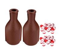 ibasenice 2pcs Snooker Bottle Dice Shaker for Billiard Games Lightweight Plastic Pool for Rules and Friendly Competition