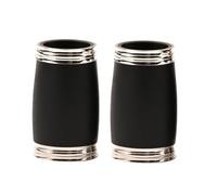 ibasenice 2pcs Soprano B Flat Clarinet Pitch Tuning Tubes Clarinet Sound Tuning Compact Two-section Tube for Maintenance