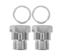 ibasenice 2pcs Spark Plug Non-fouler Screw 18mm Thread Diameter with Hex Gasket Seat for Car and Truck Engine Replacement Compatible with Dorman, Anti Fouling Carbon Deposit Prevention