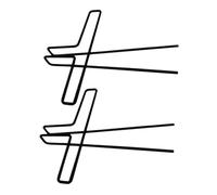 ibasenice 2pcs Staff Clip Metal Music Book Clips for Reading for Music Note Clamps Securely