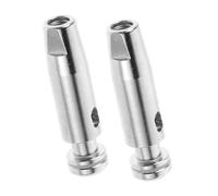 ibasenice 2pcs Stainless Steel Epee Blade Tips for Fencing Practice Replacement Parts for Training Competition Compatibility Heavy Duty Precision Sports Gear