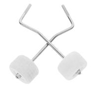 ibasenice 2pcs Step The Hammer Drum Pedal Beaters for Drum Kick and Foot Pedal Accessories Percussion Instrument Hammer Curved Design for Jazz Drumming