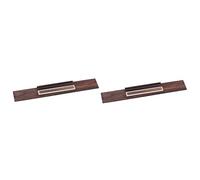 ibasenice 2pcs String Acoustic Guitar Bridge Ponticello Rosewood Maple Inlay Replacement Parts Easy to Use