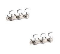 ibasenice 2pcs String Acoustic Guitar Tuning Pegs with Metal Square Button a Guitar Machine for Accurate Tuning Design for Enhanced Aesthetics