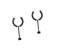 ibasenice 2pcs Sturdy Iron Rack for Cucurbit Flute Wall-mounted Hanger for Hulusi Easy to Install Space-saving Design and Protective Instrument Holder
